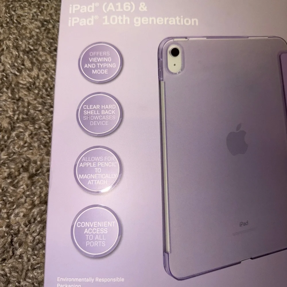 Body Glove Lavender Protective Tablet Folio Case for iPad